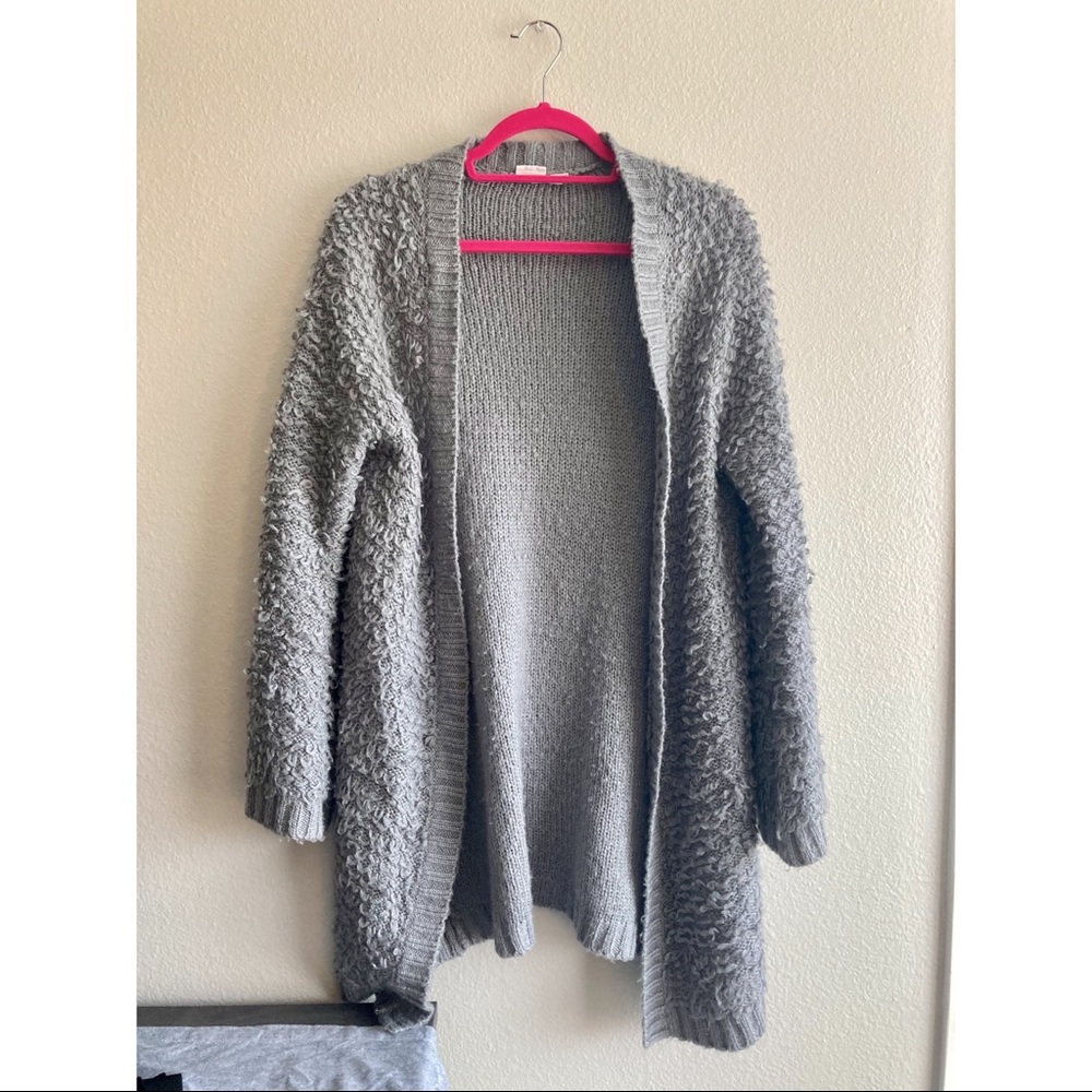 Somedays Lovin Gray Turntable Knit Cardigan, S